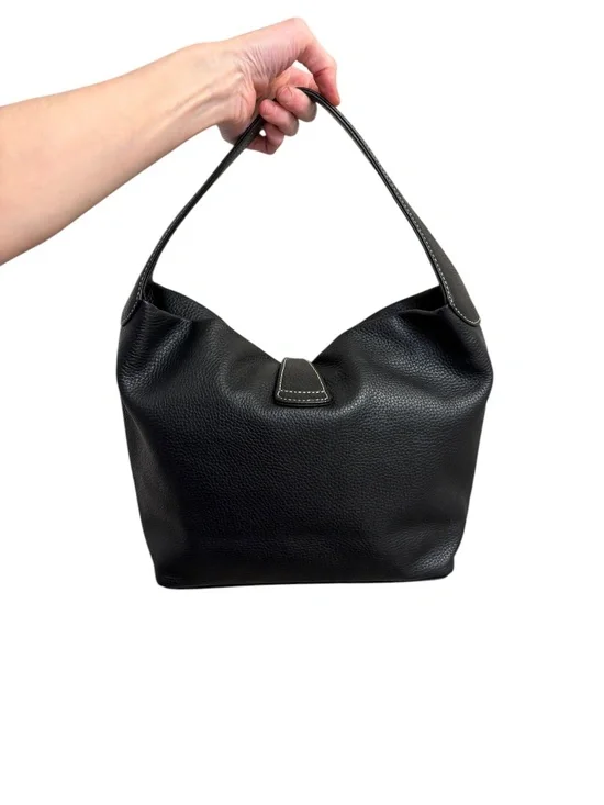 Dooney & Bourke Annalisa Lock Sac black pebble leather hobo bag - Picture 10 of 10